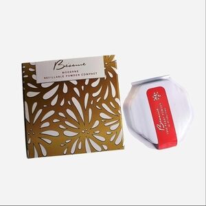 Bisame Refillable Compact Setting Powder - White